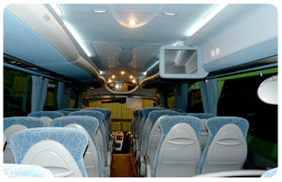 Autobuses Aguilar autobús en el interior